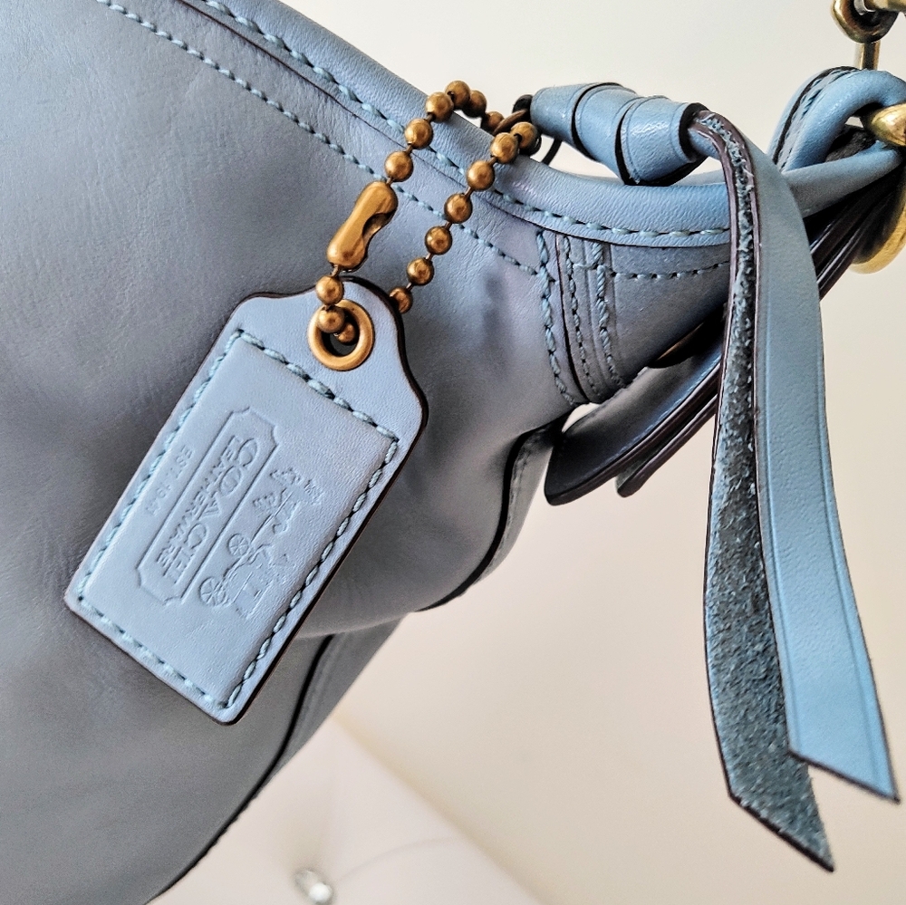 ~~COACH🩵Bleeker Tattersall Bag~~ - Picture 7 of 14